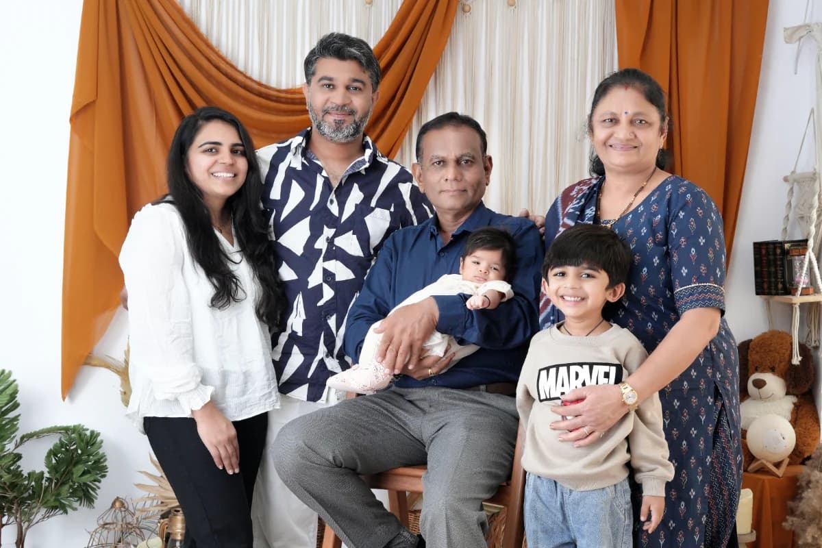 Multi-generational family portrait